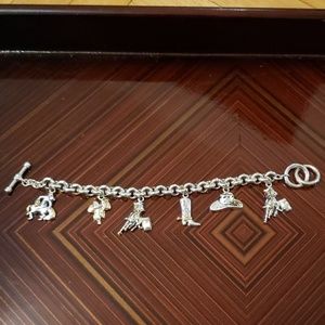 SOLD! Western stars charm bracelet